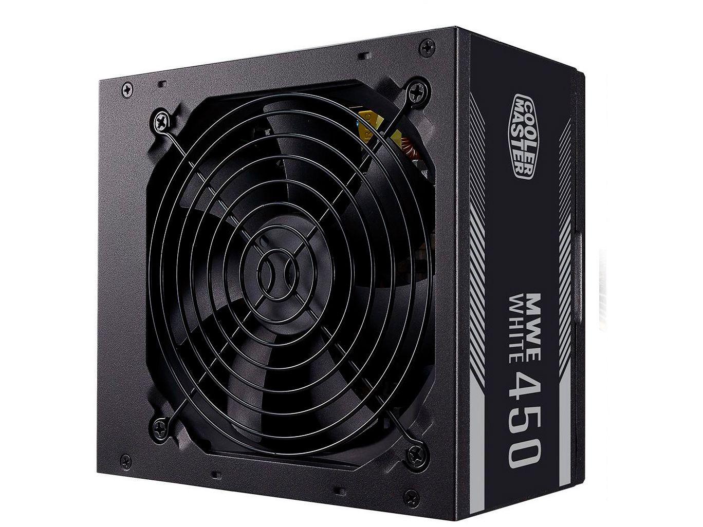 Fonte para PC 450W ATX Cooler Master - MWE 450 White V2 com Cabo