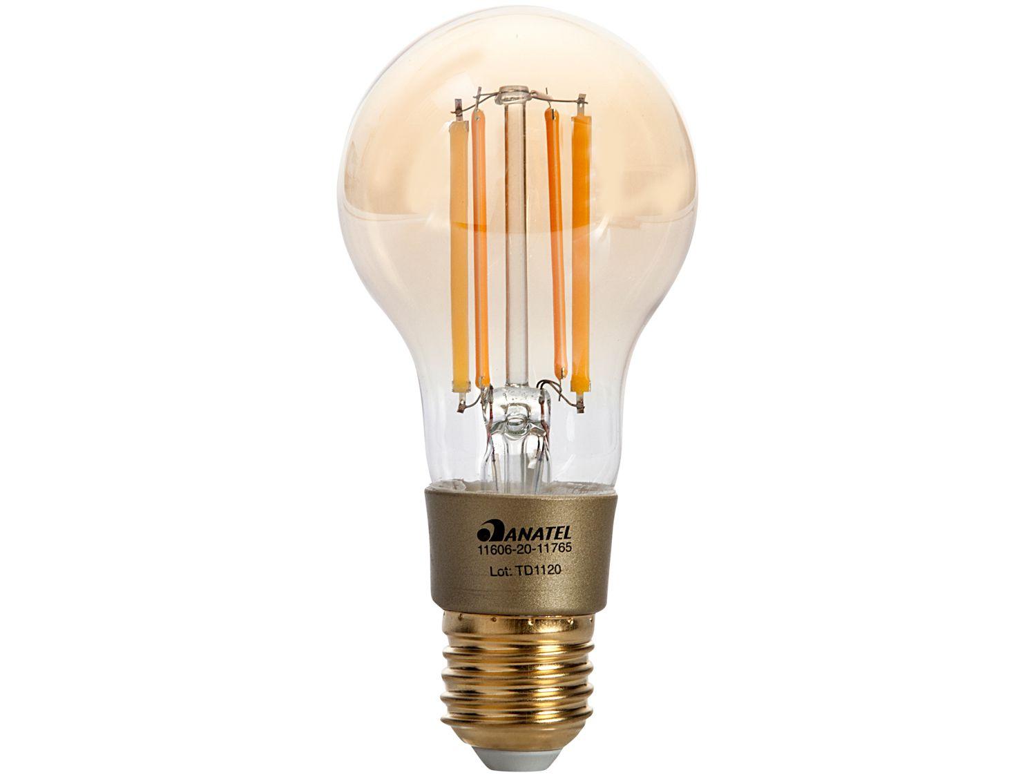 Lâmpada Inteligente i2GO E27 Amarela 7W - Home Smart WiFi Bulb compatível com Alexa