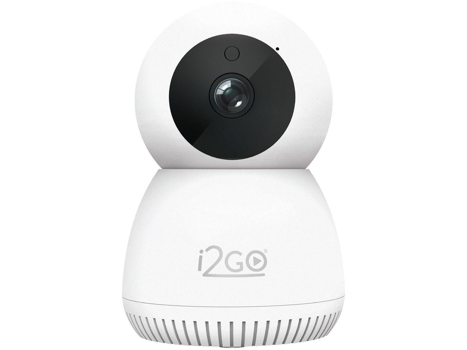 Câmera de Segurança Inteligente Wi-Fi i2GO - Full HD Interna Visão Noturna Home Smart WiFi