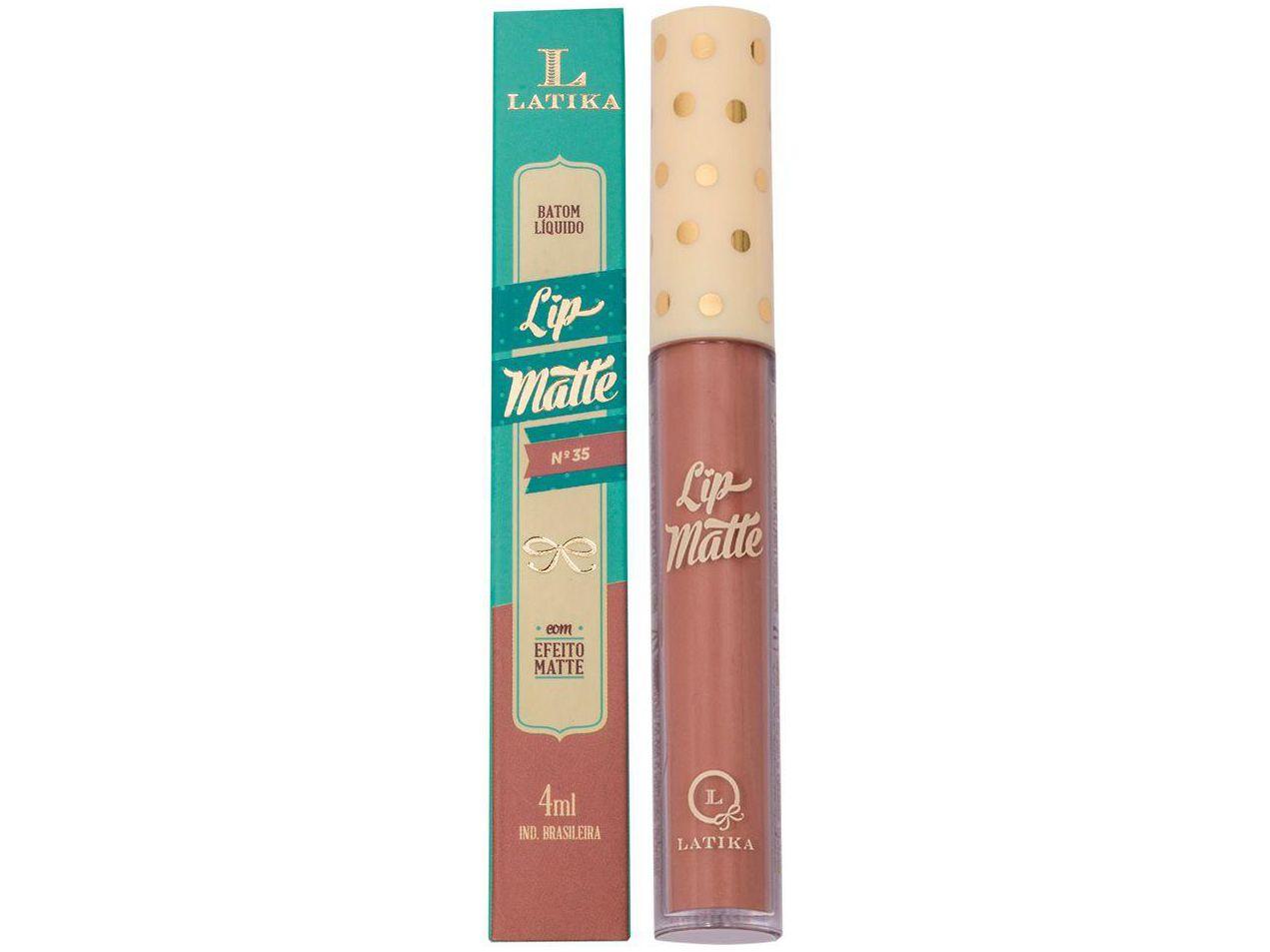 Batom Líquido Latika Lip Matte 4ml