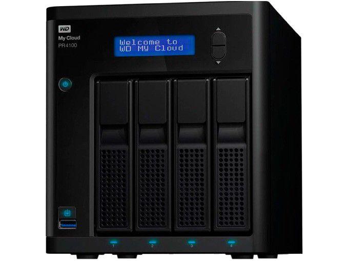 Storage NAS Pro Series My Cloud PR4100 4GB - Intel Pentium N3710 Quad-Core 4 Baias