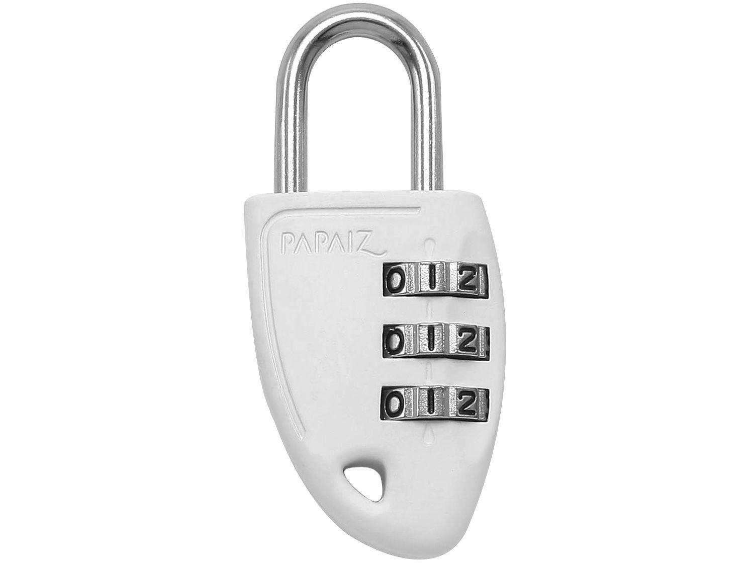 Cadeado de Segredo Papaiz 30mm Branco