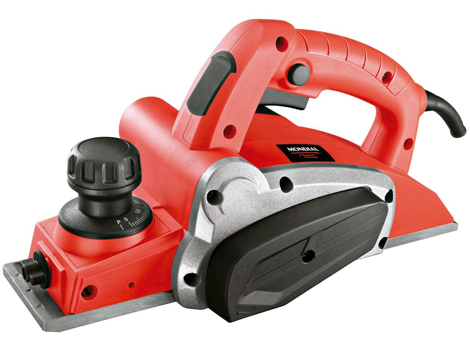 Plaina Elétrica Mondial 700W Power Tools FPL-02 - com Saco Coletor
