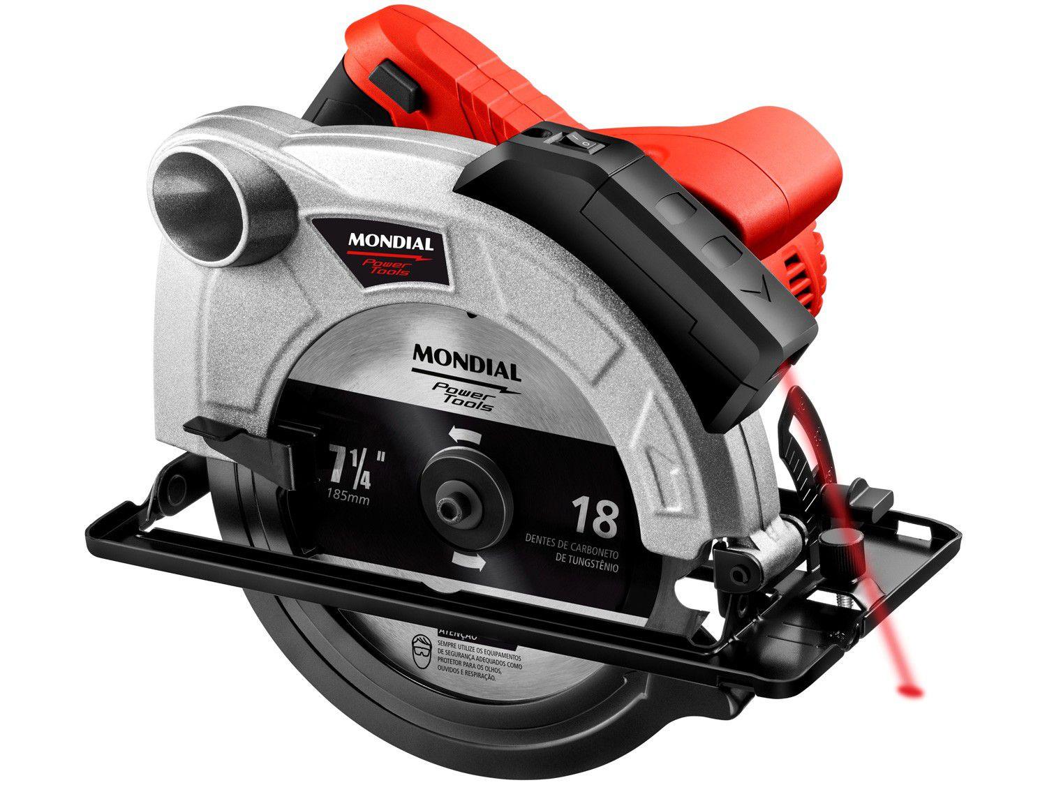 Serra Circular Elétrica Mondial Power Tools FSC-03 - 7-1/4" 1200W 5000 RPM