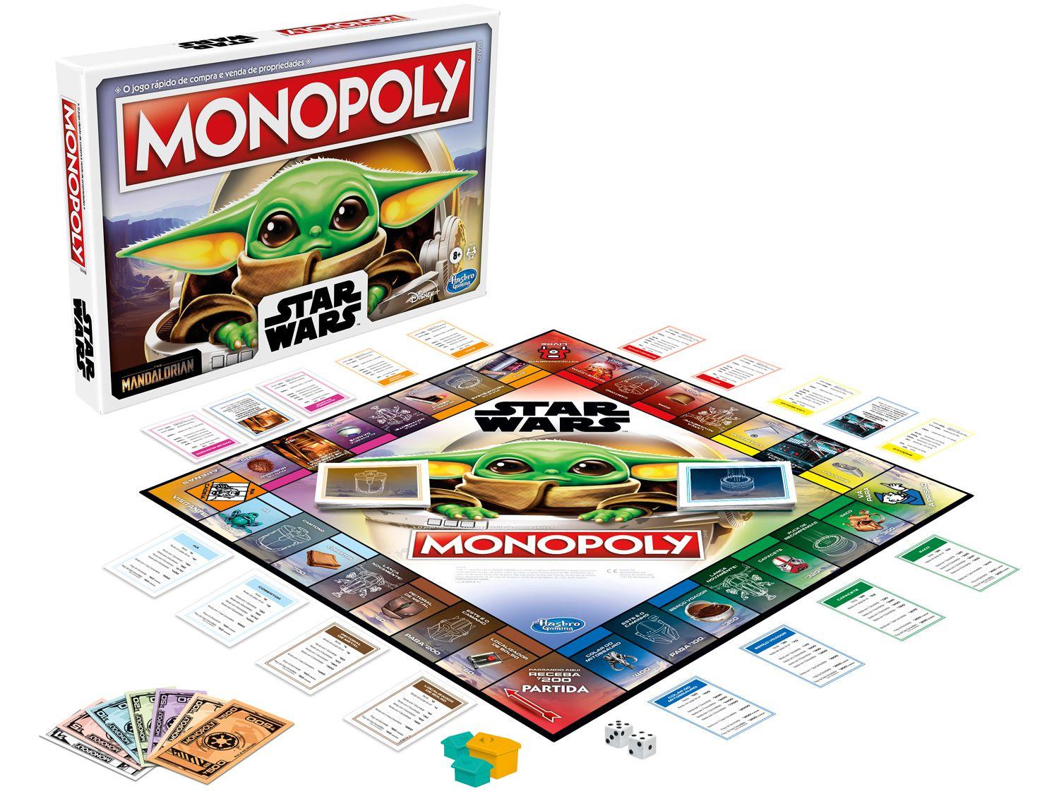 Jogo Monopoly Star Wars The Child (Baby Yoda) - Tabuleiro Hasbro