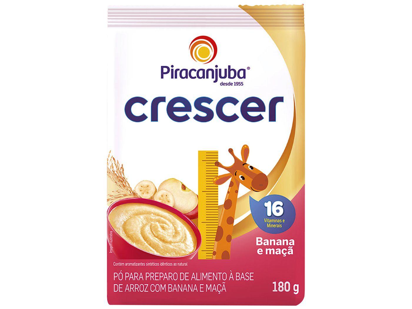 Cereal Matinal Infantil Integral Crescer - Banana e Maçã 180g