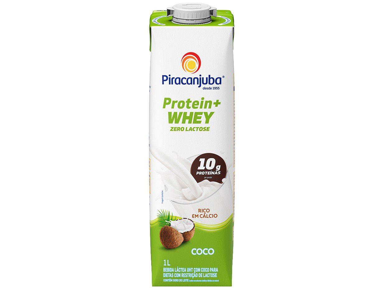 Bebida Láctea Piracanjuba Protein + Whey - Coco Zero Lactose 1L
