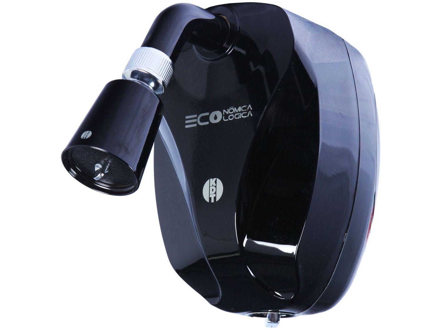 Ducha KDT Eco Black 1/2" 7500W Temperatura Gradual - Preta