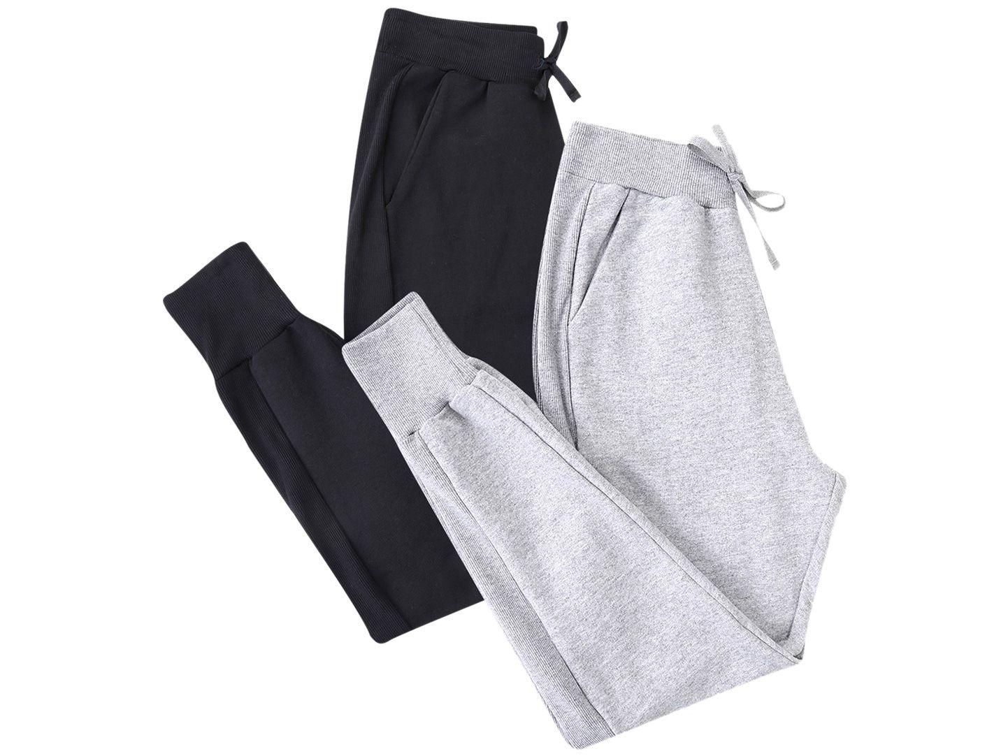 Kit 2 Calças Básicos Moletom Feminina