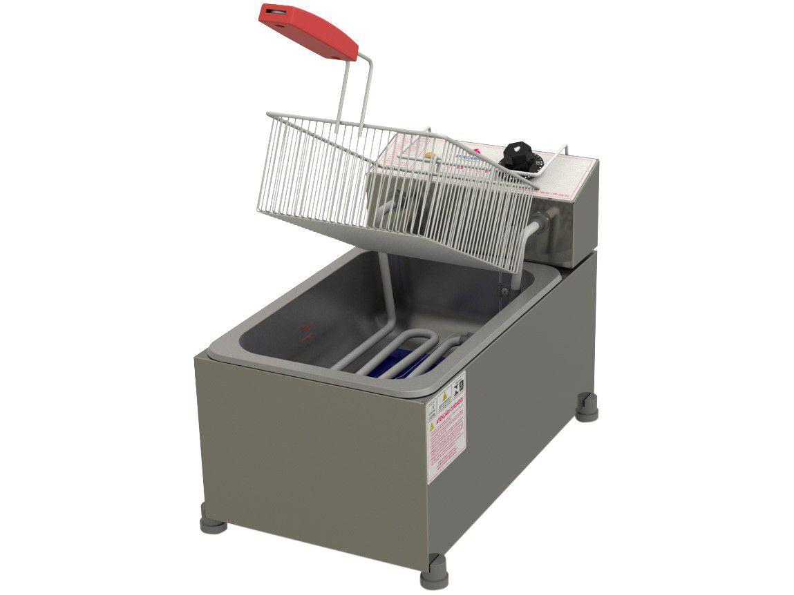Fritadeira Industrial Elétrica Progás PR-10E G2 - 4L 1 Cuba 1 Cesto