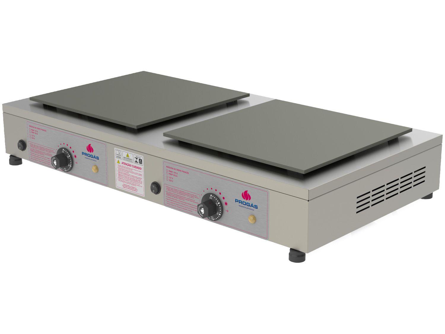 Máquina de Crepe Francês Elétrica 2400W - Progás PRKF-202E