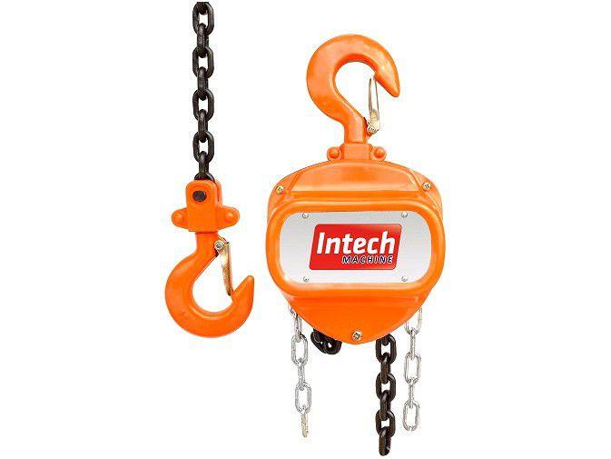 Talha Manual de Corrente Intech Machine - 1 Tonelada Corrente de 5m LIFT510