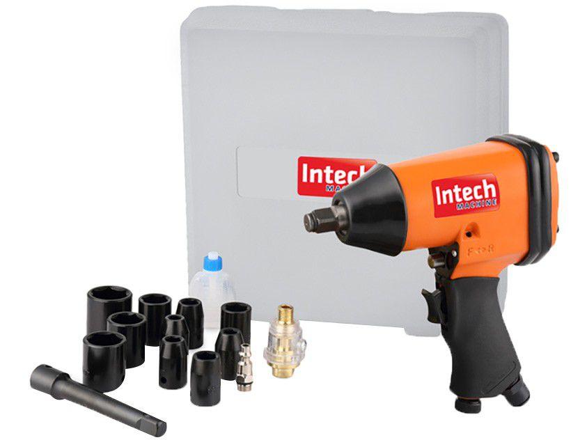 Chave de Impacto Pneumática 32 Kgfm - Intech Machine PN700 com Acessórios