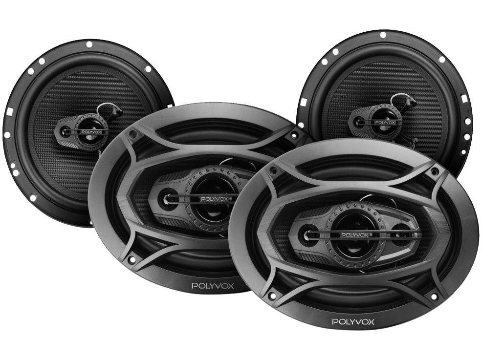 Kit Alto-falante Polyvox Triaxial ATX6960