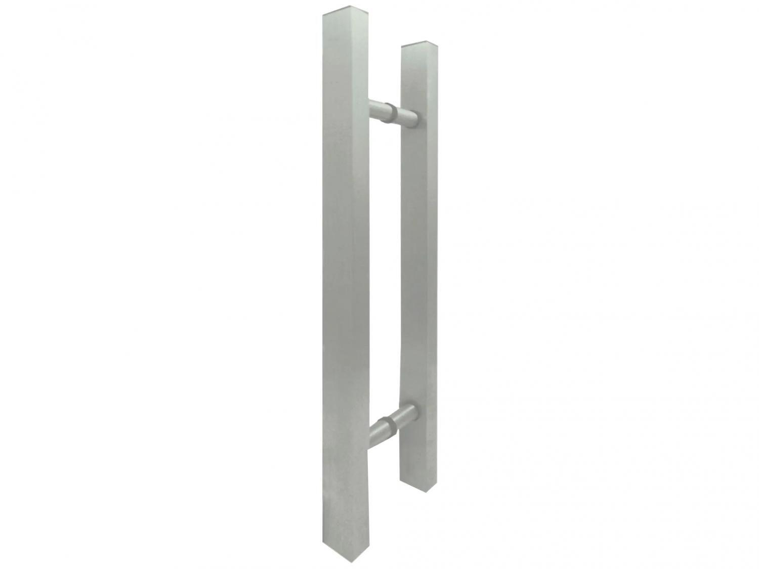 Puxador de Porta de Vidro e Madeira Ducon Metais - Classic CL3090 80cm Anodizado