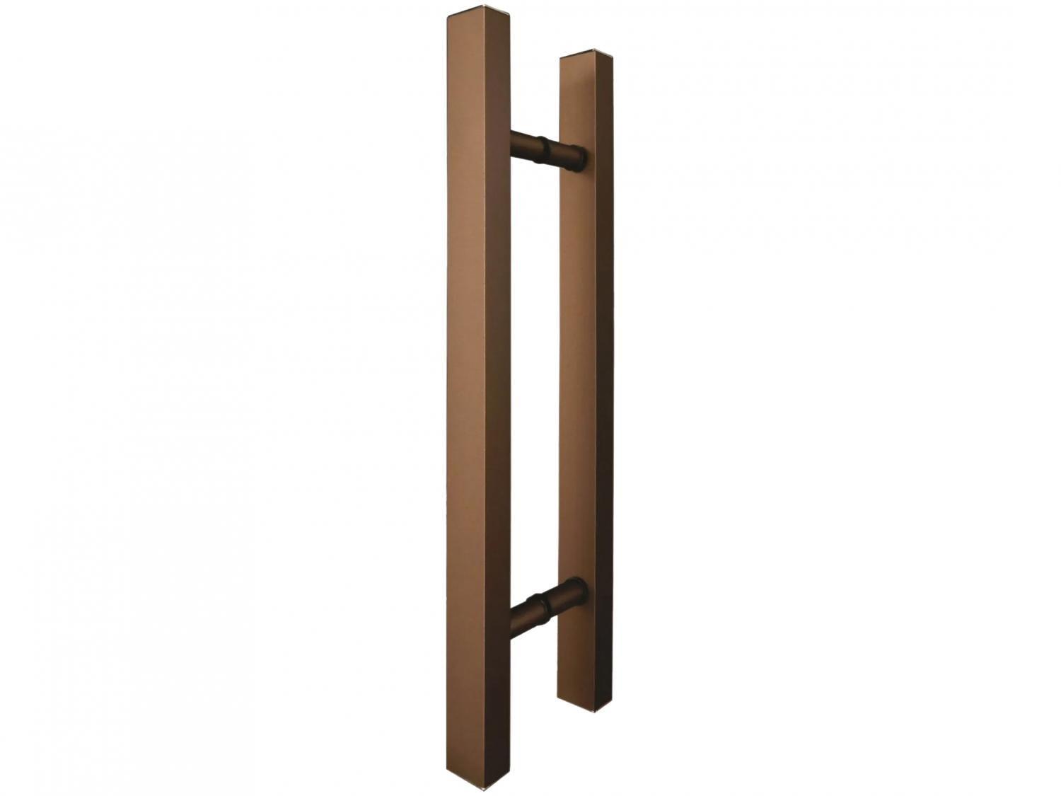 Puxador de Porta de Vidro e Madeira Ducon Metais - Classic CL3121 60cm Bronze