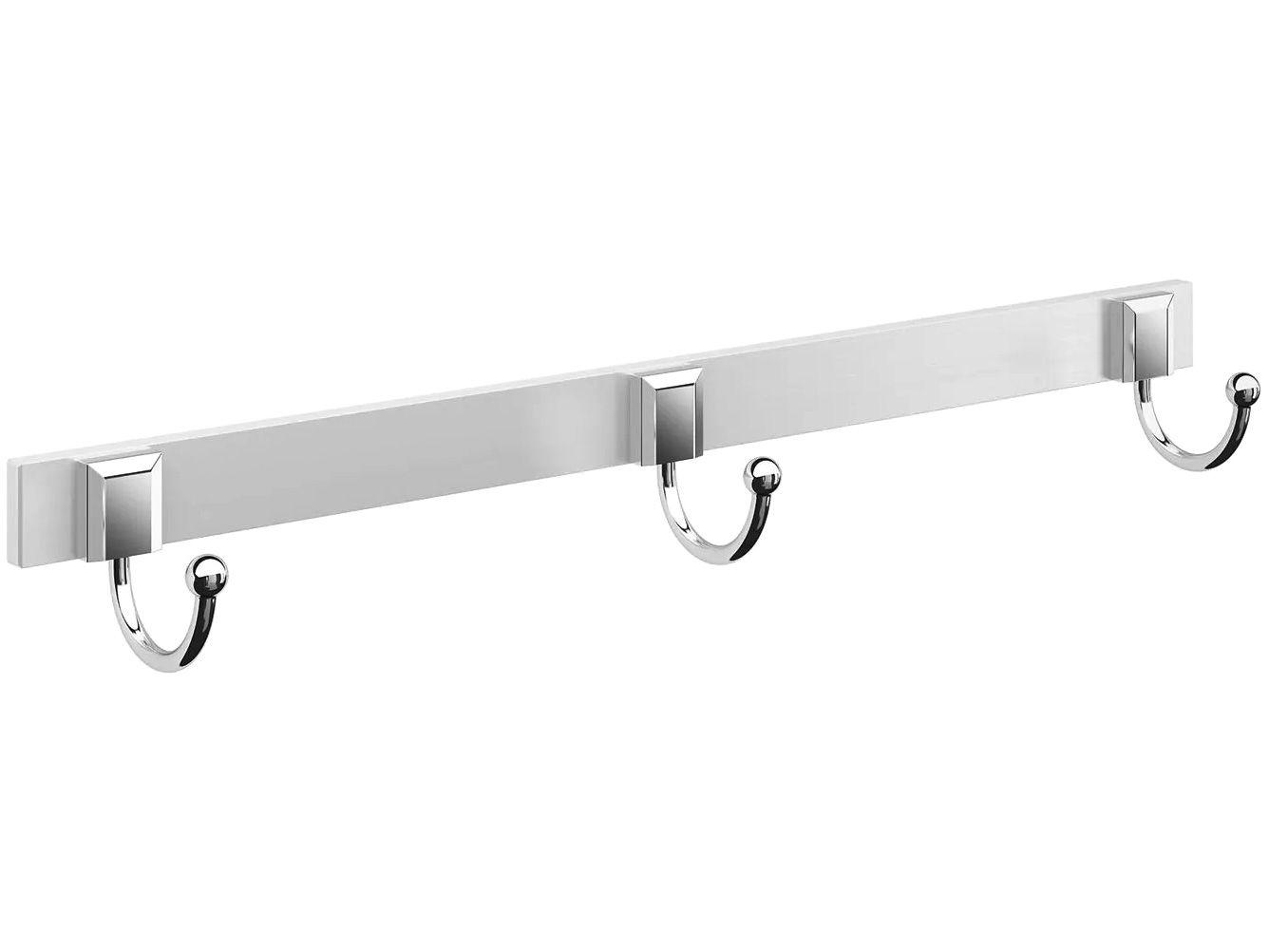 Cabide Triplo para Banheiro Cromado Classic - CL3160 Ducon Metais