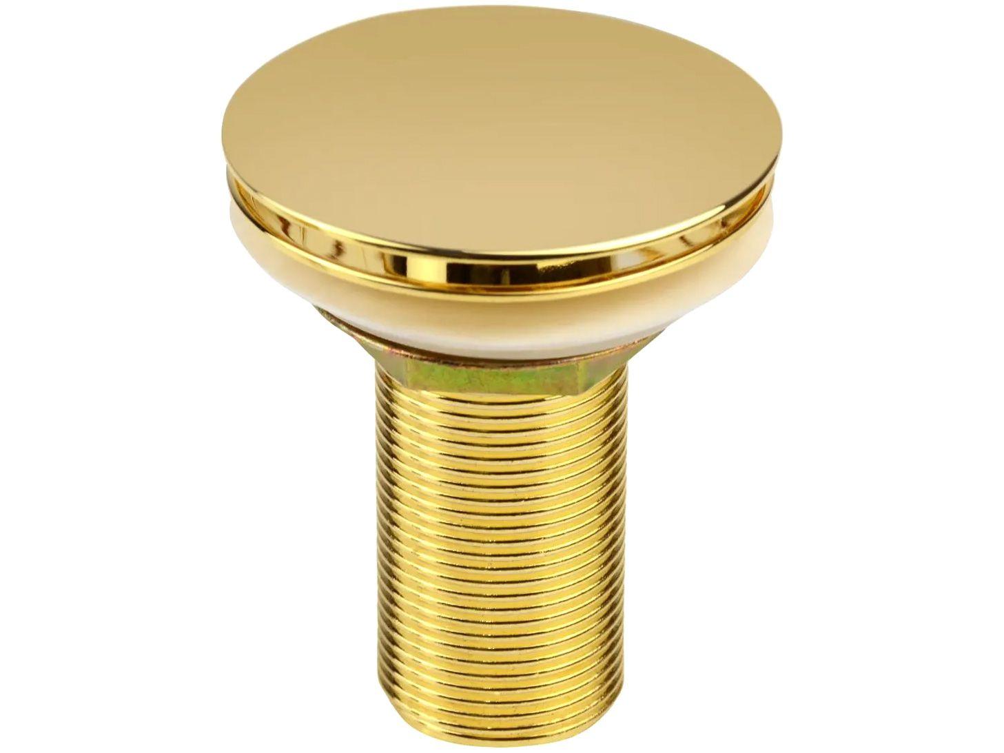 Válvula para Lavatório Ducon Metais - Longa com Click 7/8" Gold 1603