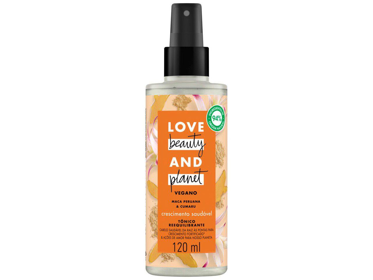 Tônico Capilar para Crescimento - Love Beauty and Planet Crescimento Saudável 120ml