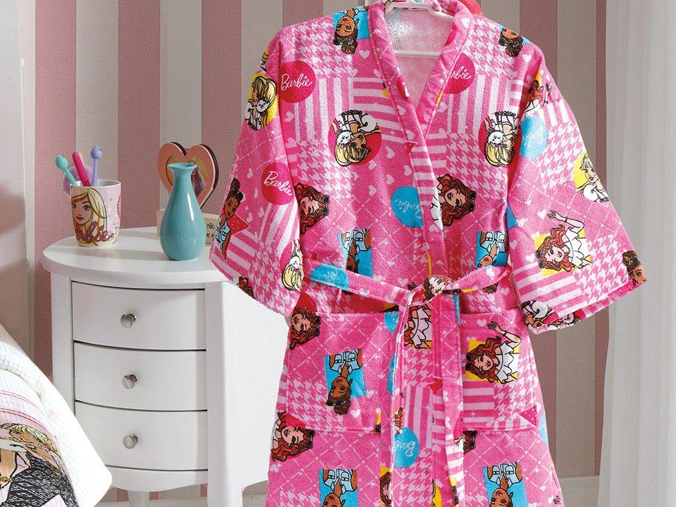 Roupão Infantil Döhler Barbie