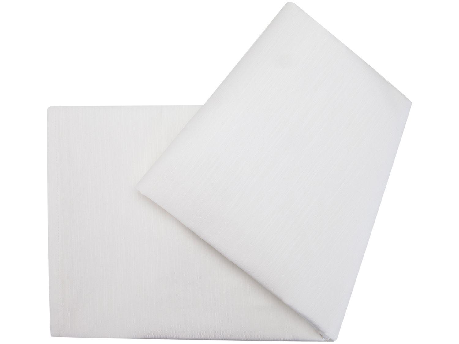 Toalha de Mesa Retangular Döhler Branca - 160x240cm Clear Passion Liso