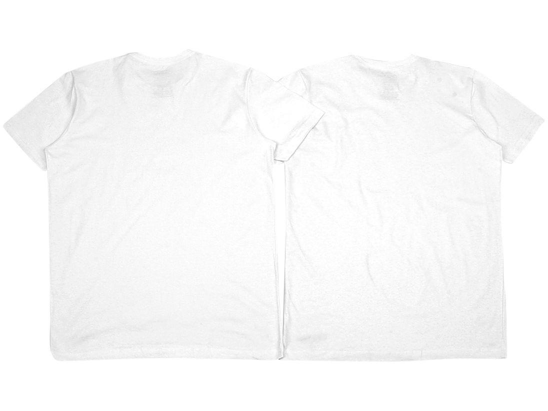kit de 2 camisetas calvin klein básicas masculina