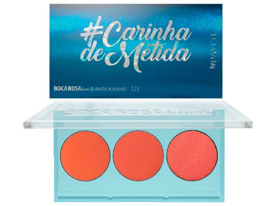 Paleta de Blush Boca Rosa by Payot - #CarinhaDeMet