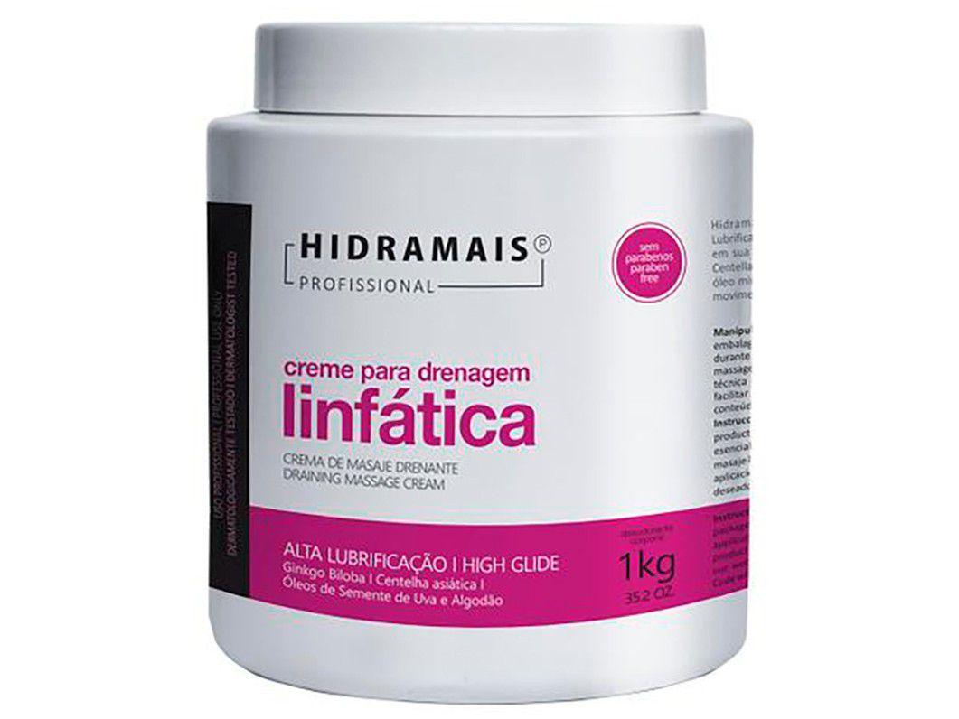 Creme para Drenagem Linfática Hidramais Profission