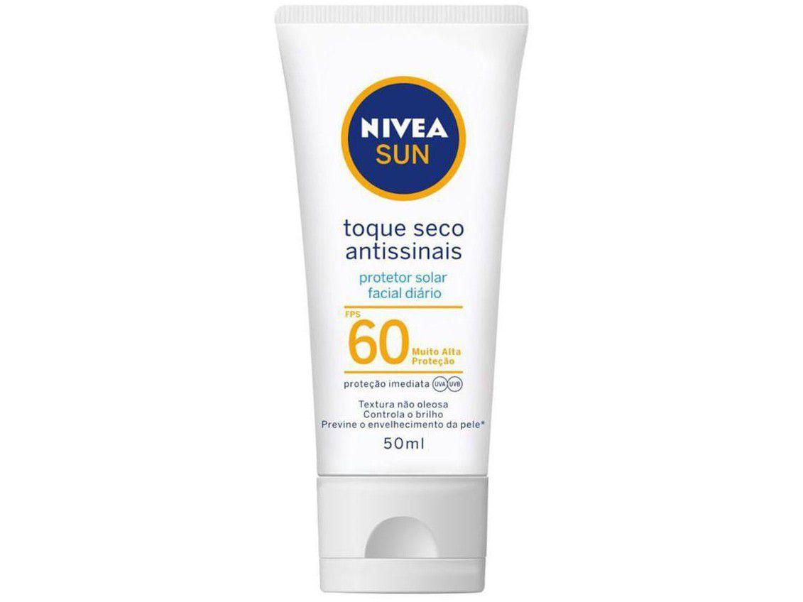 Protetor Solar Facial Nivea Sun - Toque Seco Antissinais Fps60