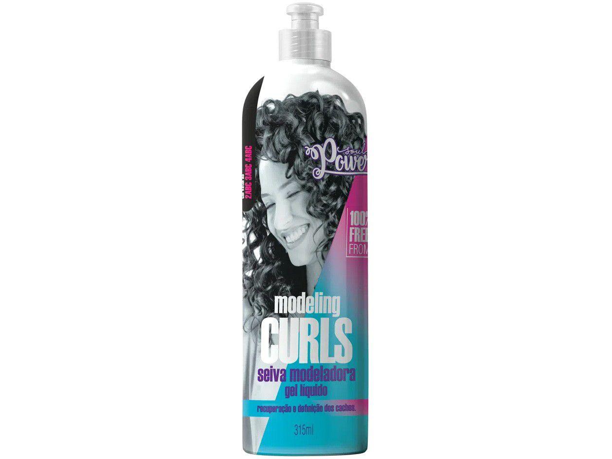 Gel Líquido Soul Power Modeling Curls 315ml