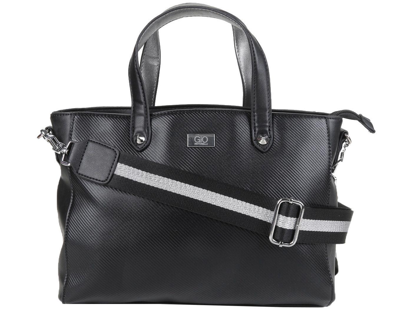 Bolsa Tote Gio Antonelli Feminina Transversal - Preta