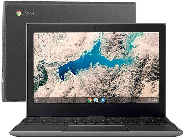 Chromebook Lenovo 100E 81MA001TBR Intel Celeron - 4GB 32GB eMMC 11,6" Chrome OS