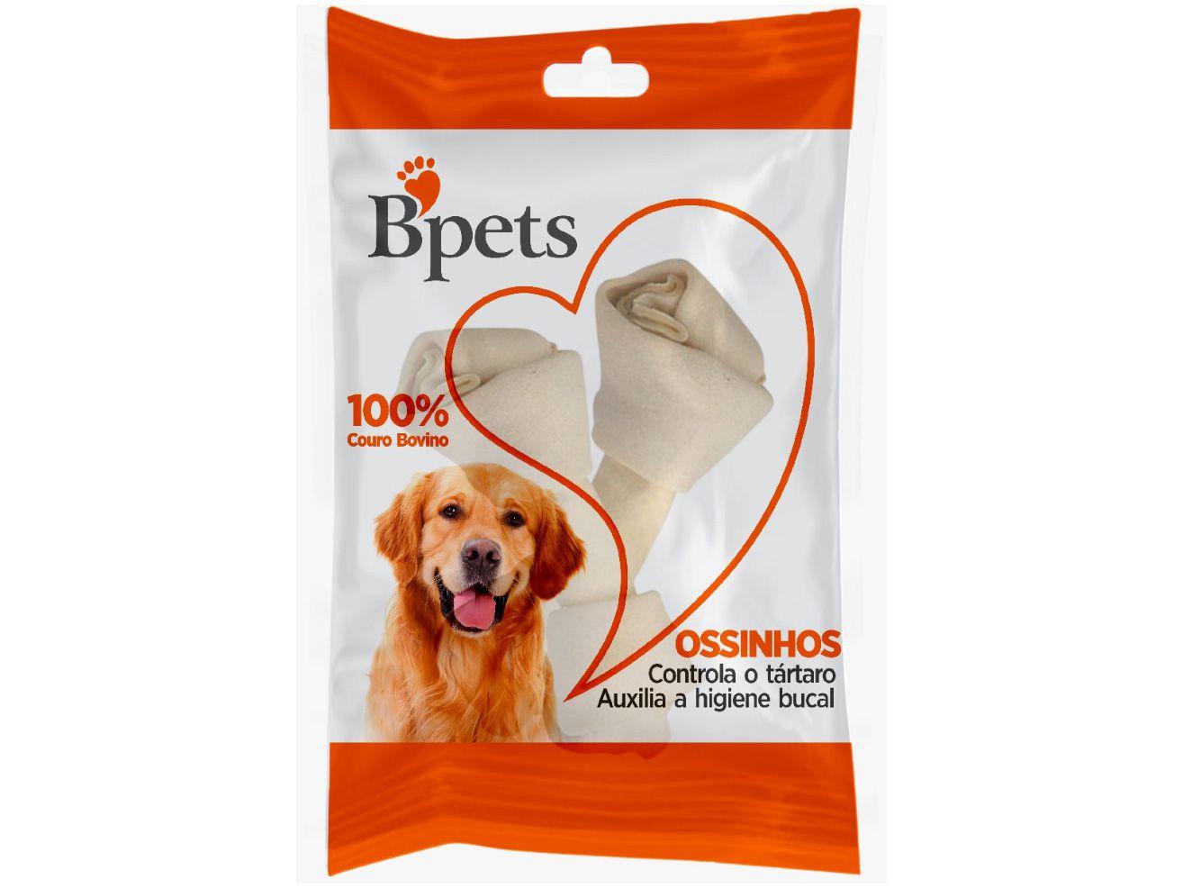 Osso para Cachorro Todas as Idades Bpets - 2/3 Nó Natural 28g 2 Unidades