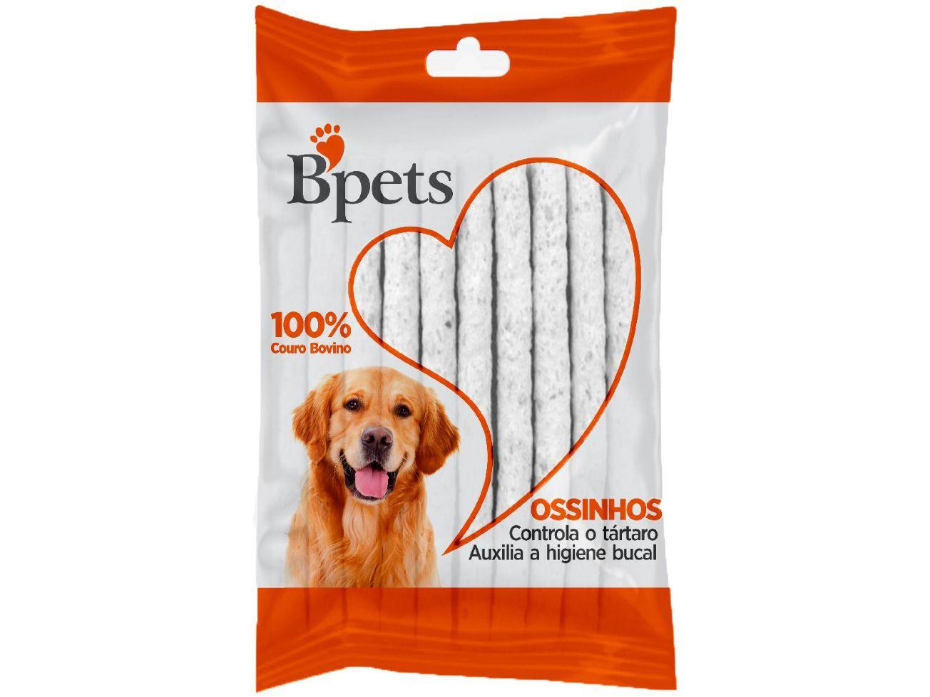 Osso para Cachorro Todas as Idades Bpets - 6mm Palito Natural 53g 12 Unidades