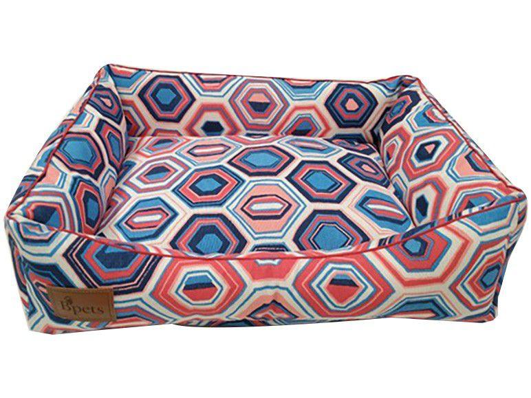 Cama para Cachorro e Gato P Bpets - Hexagonos Coloridos Premium