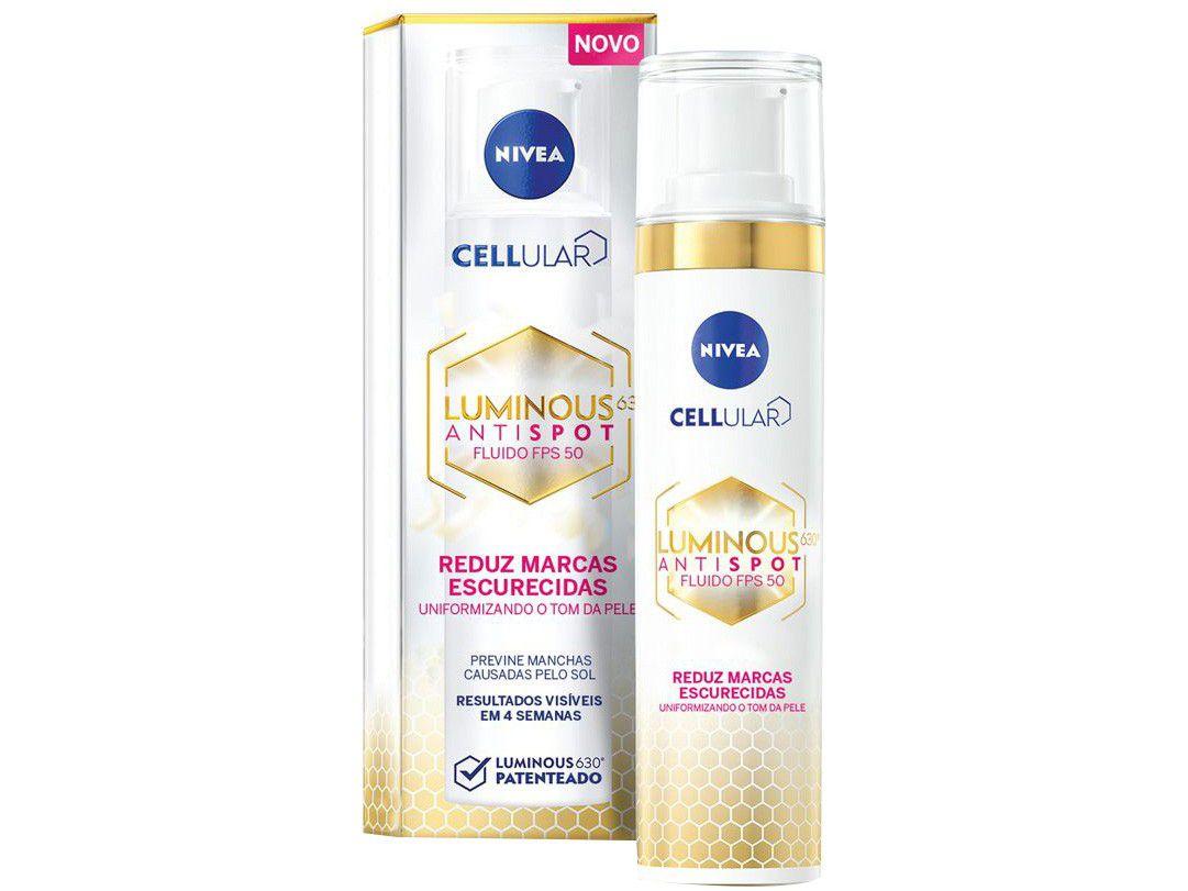 Fluido Antimanchas Nivea Cellular Luminous 630º - FPS50 40ml