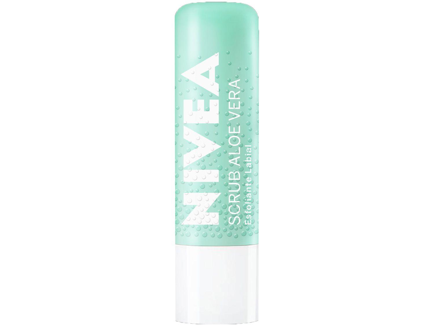 Bastão Esfoliante Labial Nivea Scrub - Aloe Vera 4,8g