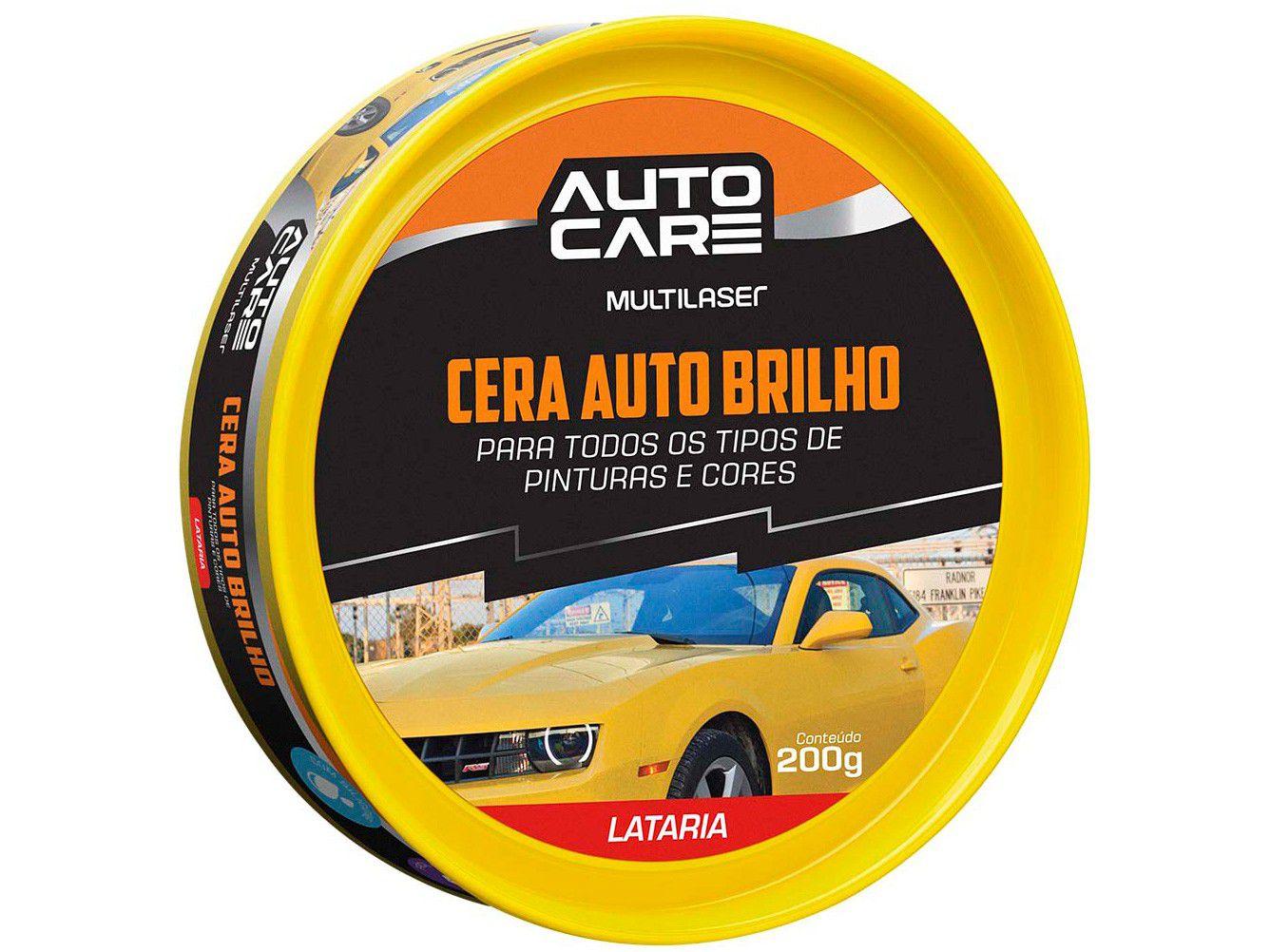 Cera em Pasta Automotiva de Carnaúba Autocare - AU445 Cristalizadora 200ml