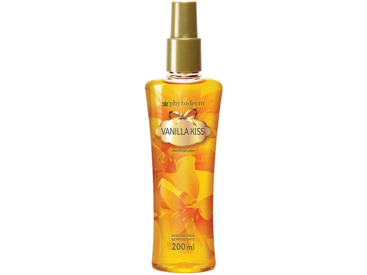 Body Splash Phytoderm Vanilla Kiss - Feminino Refrescante 200ml