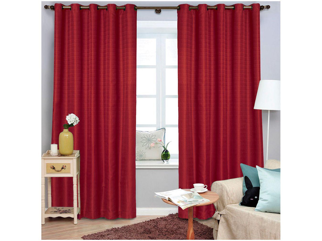 Cortina Sultan Vermelho 336817 2,80x2,50m