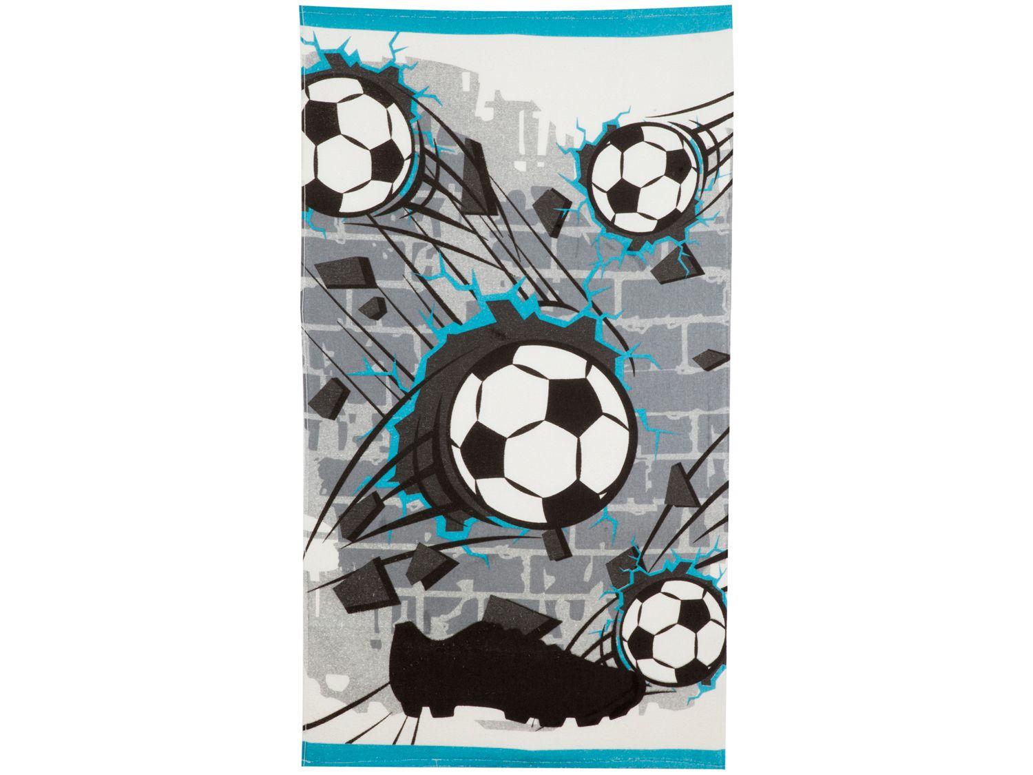 Toalha de Banho Infantil Teka 100% Algodão - Candy Futebol