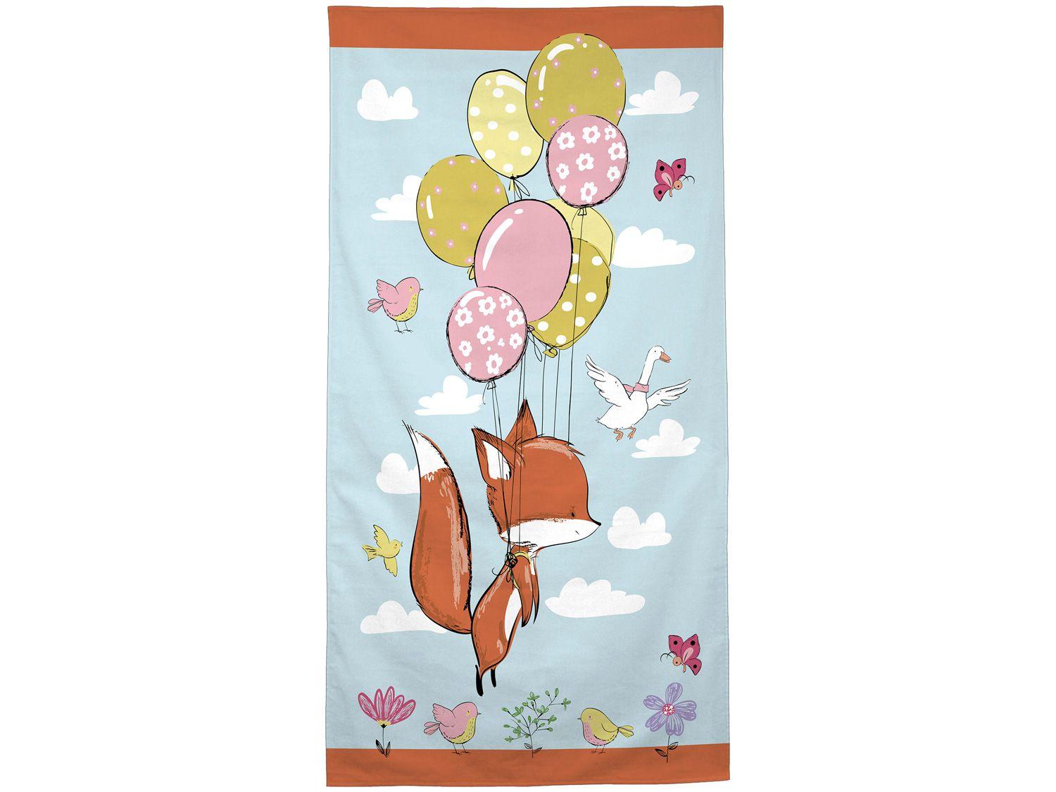 Toalha de Banho Infantil Teka 100% Algodão - Candy Raposa