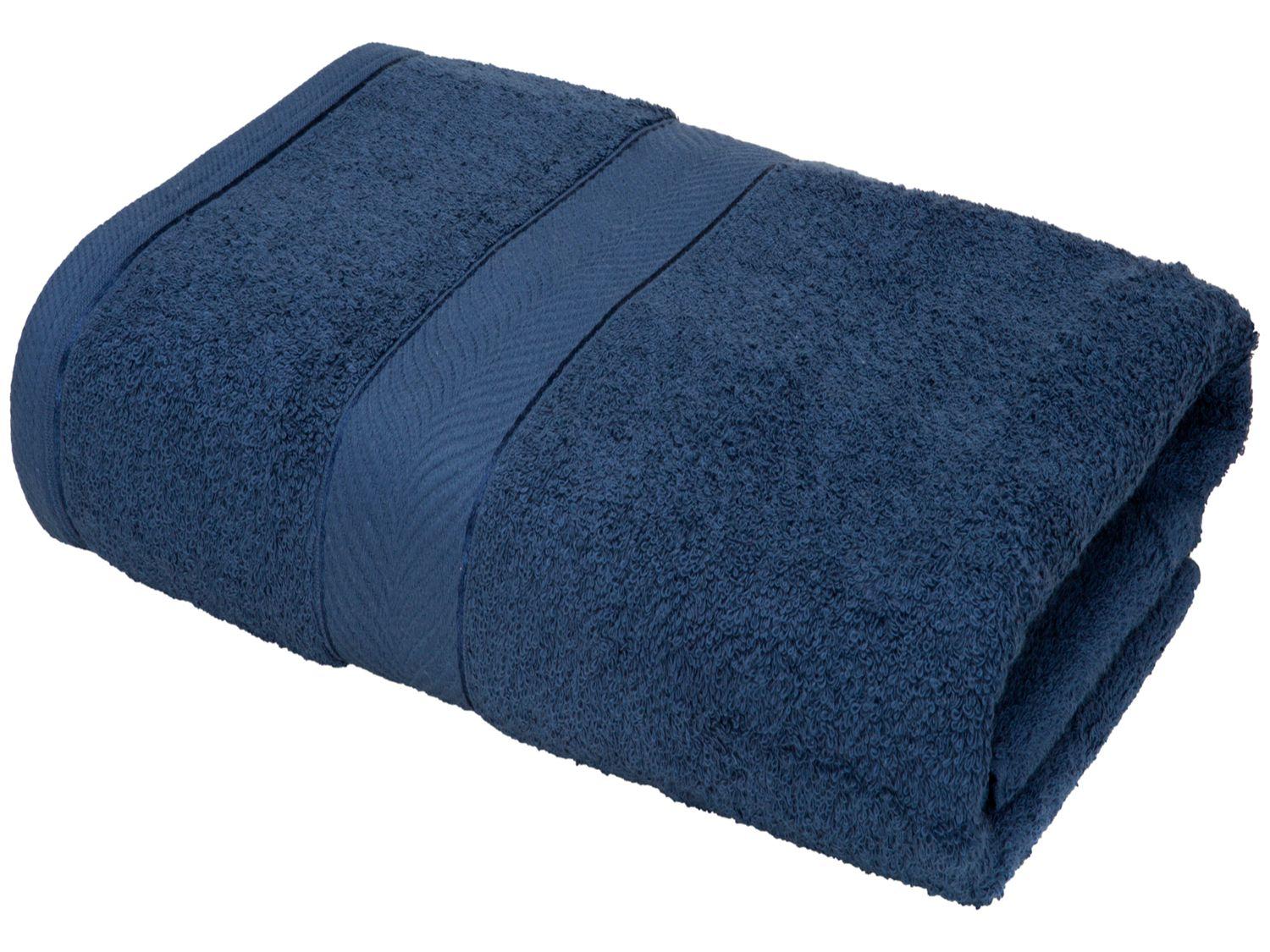 Toalha Banhão Teka 100% Algodão - Duomo Azul Cobalto