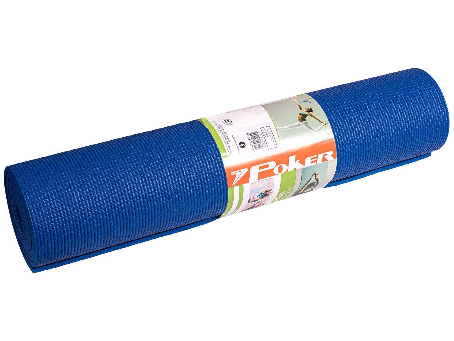Tapete de Yoga Poker 09066AZU Azul 60x166cm