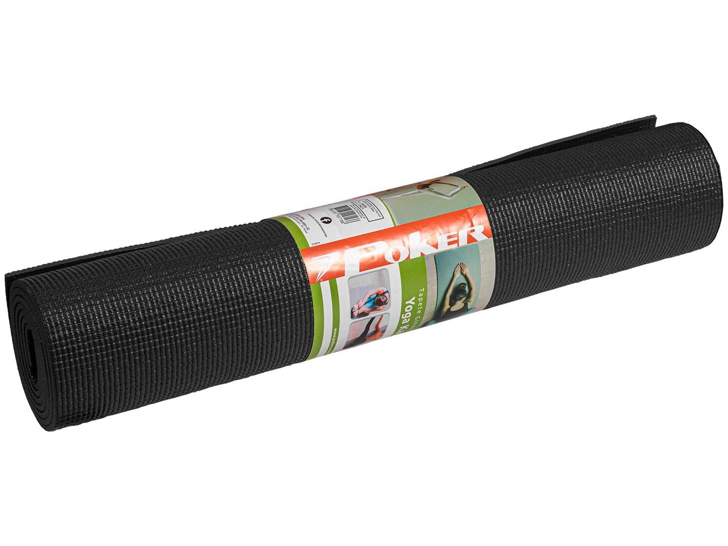 Tapete de Yoga Poker 09066CZU Cinza 60x166cm