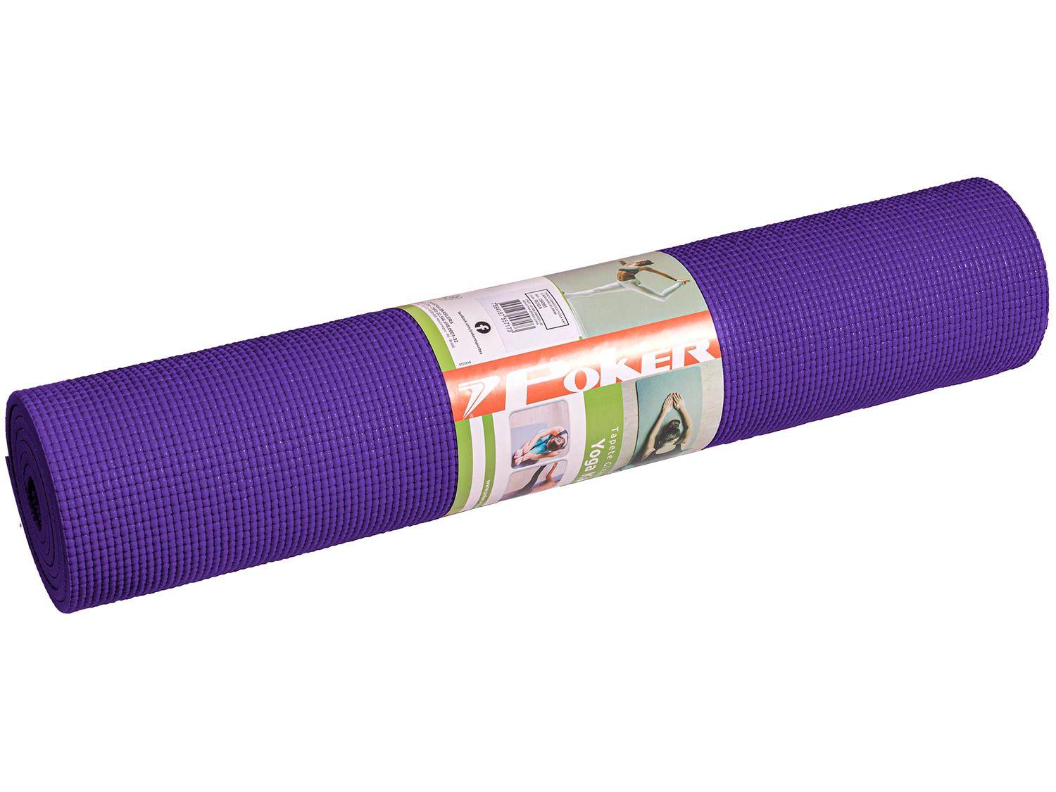 Tapete de Yoga Poker 09066RXU Roxo 60x166cm