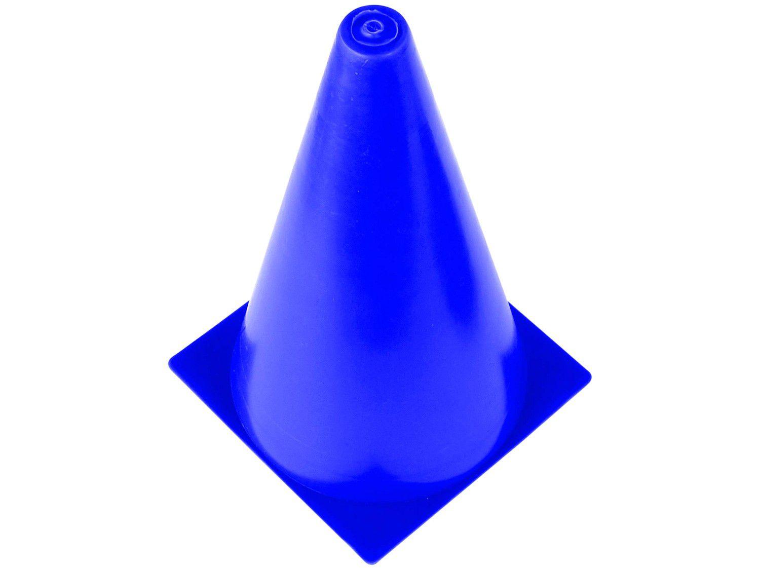 Kit Cone Demarcatório Flexível 5 Unidades Poker - 09033AZU