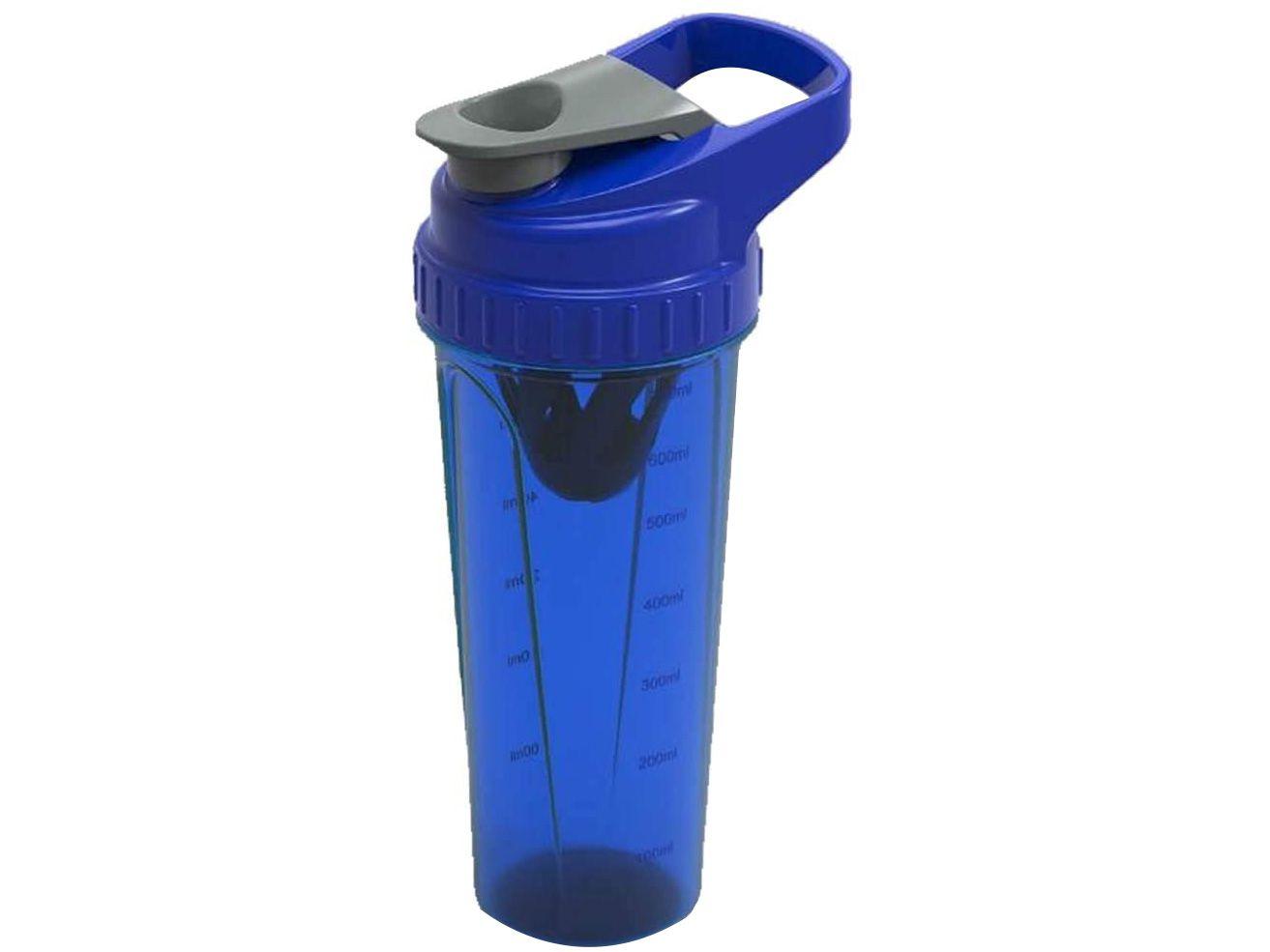 Shakeira com Misturador Prottector 0062.U/A - 700ml 1 Dose Azul