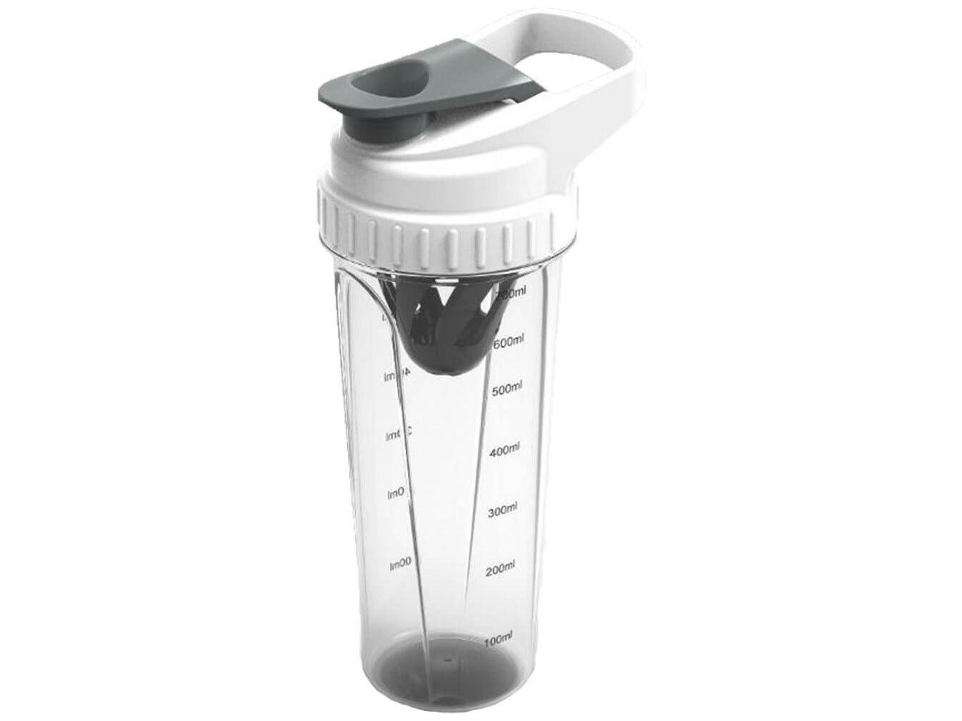 Shakeira com Misturador Prottector 0062.U/B - 700ml 1 Dose Branca
