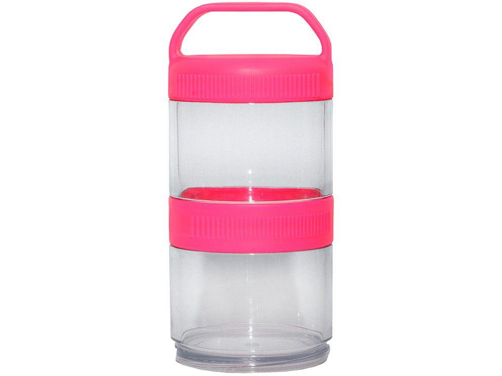Potes Empilháveis Prottector Multiuso Pink 2 Peças